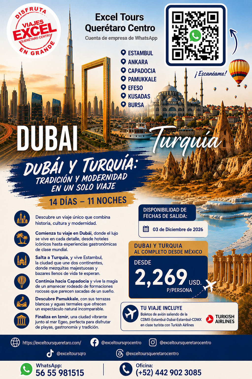 Dubai y Turquía: Tradición y modernidad 