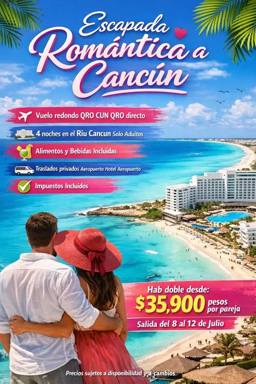 Escapada Romántica Cancún