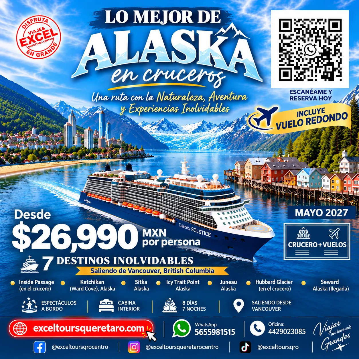 Alaska en Crucero